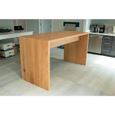 Solid Oak Handmade Waterfall Edge Bar Height Table Chairish Bar Height Table Home Decor Live Edge Furniture