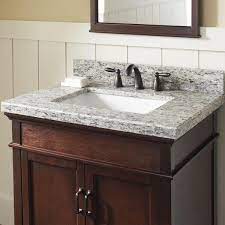 Your dream countertop will be installed by sky. Home Decorators Collection 31 In W X 22 In D Granite Vanity Top In Santa Cecilia With White Trough Sink 31885 The Home Depot