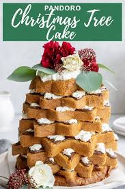 Pandoro Christmas Tree Cake With Nutella And Whipped Cream Recipe Christmas Food Desserts Christmas Desserts Easy Quick Christmas Dessert