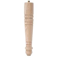 Waddell 7 3 4 In Early American Table Leg Unfinished Natural Color Table Legs Coffee Table Legs Hanger Bolts