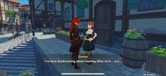 They really need to add dialogue here for Donna meeting Diluc :  r/Genshin_Impact