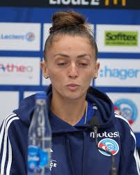 Amanda Chaney et Vincent Nogueira en conférence de presse avant le match de  demain face au Havre AC. 🎙️🎥, ▸ #HACRCSA