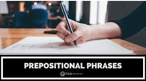 The object of a preposition is the name for the noun or pronoun following the preposition. Prepositional Phrases Definition Examples And Tips Tck Publishing