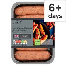 Well, they were tricky, until we learned how to cook sausages properly. Tesco Finest 6 Pork Smoked Pancetta Tomato Sausages 400g Tesco Groceries