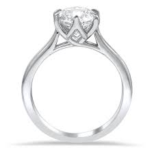 Cathedral Diamond Solitaire Ring Elegant Engagement Rings Fine Engagement Rings Diamond