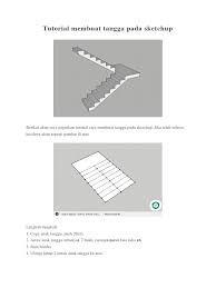 Tutorial sketchup bahasa indonesia mudah dimengerti dan difahami. Tutorial Membuat Tangga Pada Sketchup
