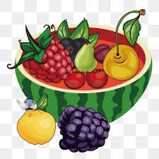 Summer Fruit Cold Summer Grape Watermelon Blueberry Fruit Cartoon Design Png And Vector With Transparent Background For Free Download Summer Fruit Cold Summer Fruit Cartoon