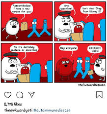 The Immune System At Work Awkward Yeti Heart And Brain Comic Funny Pick