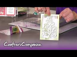 How To Use Create A Card Dies With Craig Youtube Card Tutorials Cards Card Making