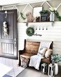 Refinishing the wood floors and doors. 25 Cozy Farmhouse Entryway Decor Ideas Shelterness