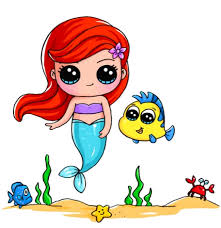 Ariel Flounder Munecas Kawaii Dibujos Kawaii Dibujos Kawaii 365