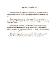 Kebersihan diri adalah salah satu tanda dari pola hidup yang baik. Menjaga Kebersihan Diri