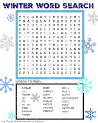 Winter Word Search Winter Words Holiday Words Winter Word Search Resources and activities for christmas. winter word search winter words
