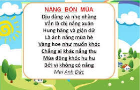 Image result for tranh thơ mam non