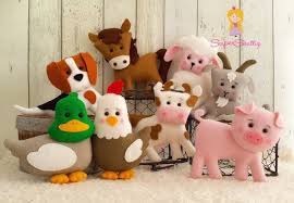 Felt Pattern The Farm Animals Softie Pattern Plush Pattern Etsy Felt Farm Animals Pattern Plush Pattern Felt Pattern