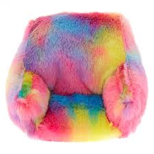 Rainbow Plush Phone Chair Claire S Us