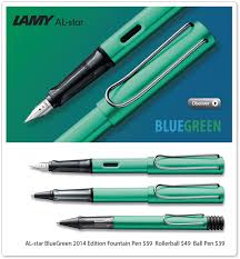 Lamy Al Star Bluegreen Bullet Pen Fountain Pen Pen
