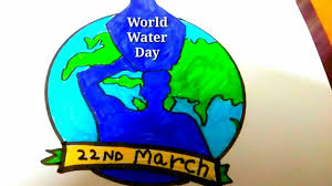 World water day is an annual day of awareness highlighting an important issue. World Water Day Poster Drawing Save Water Save Life Step By Step World Water Day 2018 Youtube