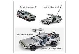 Appx same size as the eaglemoss delorean. Ready Player One 1 24 Diecast Simulation Model Car Dmc 12 Delorean Time Machine Back To The Future Cars Toys Metal Toy Cars Gift Collection Wish