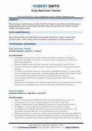 Use the head start locator to find a head start program near your home. Early Head Start Teacher Resume Samples Qwikresume