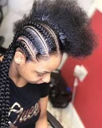 It's a long length with a unique design. Female Cornrow Styles 55 Beautiful Women Hairstyles For Fine Hair Ideas Correct Kid Cornrow Hairstyles Hair Styles Braided Hairstyles