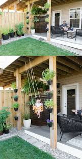Modern Design Ideas For A Small Backyard Diy Rock Landscaping Around A Gray Trex Platfo Patio Garden Design Small Backyard Landscaping Small Backyard Design