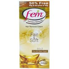 Whilst certain lasers for hair removal are now able to successfully treat darker skin, there are still none suitable for fair, grey. Fem Fairness Naturals Fair Soft Hair Removal Cream Rose All Skin Type 60gm K32 Bazaar