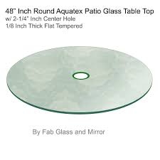 48 Tempered Glass Table Top