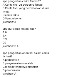 Download soal kelas 7 smp. Cerita Fantasi Berserta Soal Dan Jawaban Peranti Guru