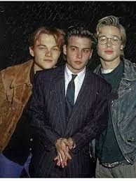 Tumblr is a place to express yourself, discover yourself, and bond over the stuff you love. Young Leonardo Dicaprio Johnny Depp And Brad Pitt