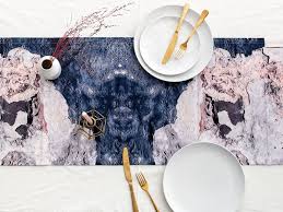 20% off with code shopmaydeals. Ruth Holly Blush And Navy Concrete Textured Table Runner Aspect Texture