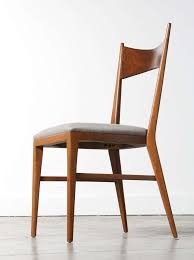 Paul Mccobb Bowtie Walnut Dining Chairs For Calvin Furniture Set Of 4 1stdibs Com Walnut Dining Chairs Dining Chairs Furniture Dining Chairs