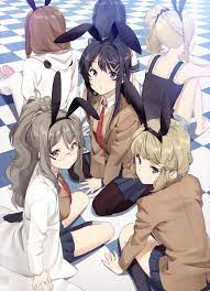 Anime :: Seishun Buta Yarou :: azusagawa kaede :: Futaba Rio :: koga tomoe  :: makinohara shouko :: Sakurajima Mai :: Toyohama Nodoka :: kamo kamen ::  Usagimimi - JoyReactor