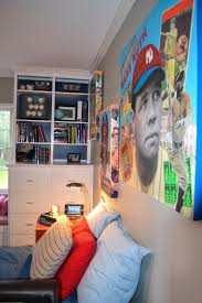 See more ideas about yankee room, yankees, baseball room. My Teenage Boy S Baseball Room Filled With Ny Yankees Baseball Memorabilia Cozy Stylish Chic