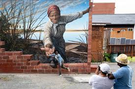 Harriet tubman was an escaped enslaved woman who became a conductor on the underground railroad, leading enslaved people to freedom before the civil war, all. A Touching Mural Of Harriet Tubman Goes Viral Chesapeake Bay Program