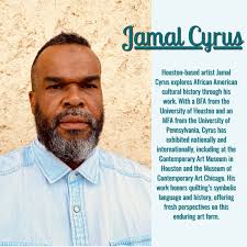 Join us for an exclusive conversation with renowned contemporary artists  Jamal Cyrus and Sonya Berg as they discuss their works and creative  processes at the closing reception of their exhibition. This is