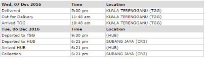 I've been calling since 12th dec 2017 and calling from skynet warehouse to kajang to. Sampah Courier Company