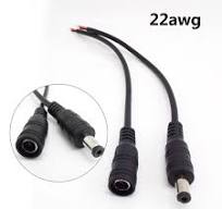 16/18/20/22awg 10A DC Male Female Power Supply Cable 5.5x2 ...