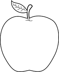 Black icon flat on white background. Alphabet Clip Art A H Freebies Contains 16 Images Files Which Includes 8 Color Images And 8 Black White These Apple Clip Art Clip Art Fruit Coloring Pages