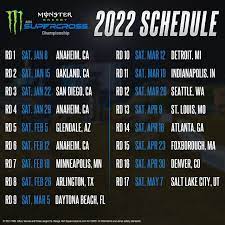 2022 Motocross Schedule 2022 Supercross Schedule: Time To Start Thinking About Where You Are Going  To Sit - Motocross Action Magazine