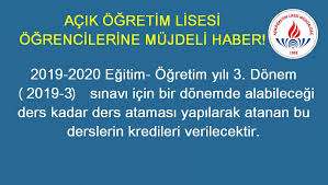 .yılı itibariyle açık lise'de okutulan derslerin dönemleri, kredileri ve kategorilerini görebilirsiniz. Koronavirus Covid 19 Salgini Aol Acik Ogretim Lisesi Facebook
