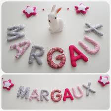 Guirlande Prenom Lettres En Tissu Et Feutrine Decoration Etsy Crafts Convenience Store Products Convenience Store