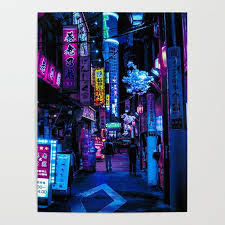Tokyo S Blade Runner Vibes Poster By Himanshishah Photo Photography Japan Tokyo Street Neon Signs Ni Blade Runner Poster Blade Runner Art Blade Runner