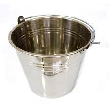 سطل ستيل المحيميد مقاس 24