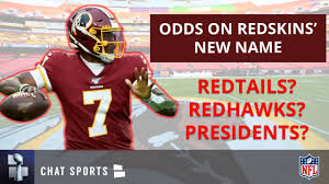 In light of recent events around our country. Redskins New Name Rumors Odds On Washington S New Nfl Team Name Led By Redtails Redwolves Youtube