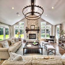 Bathrooms, basements, and wine rooms all benefit from the added elegance of a vaulted ceiling. Vaulted Ceiling Living Room Design Ideas
