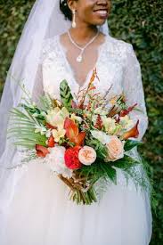 Tropical bouquets at pippin hill in charlottesville, virginia. Tropical Wedding Flower Arrangements
