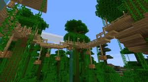 1 4 6 Jungle Tree House Survival V2 0 Minecraft Project Minecraft Projects Minecraft Tree Minecraft