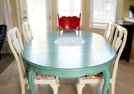 That was us with this dining table and chairs. Painting A Dining Room Table Freshsdg