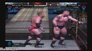 Wwe Smackdown Here Comes The Pain Brock Lesnar Vs Triple H Youtube